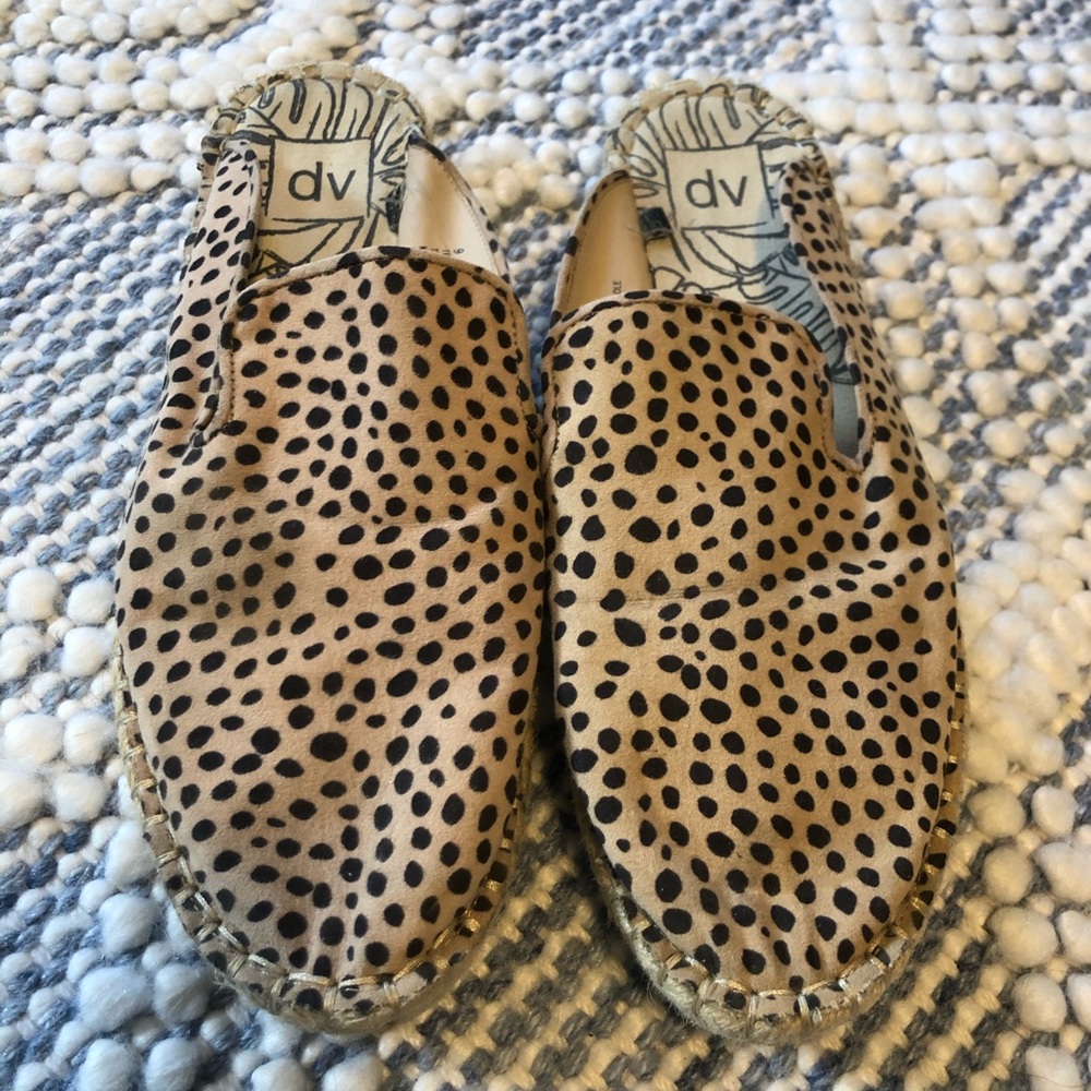 Dolce Vita Leopard Espadrille Slide on 9